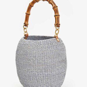 Pot De Miel w/ Bamboo Handle ~ Powder Blue